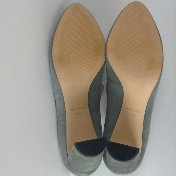 Nine West Shoes Nine West Women Grey Suede Pump Nwot Poshmark